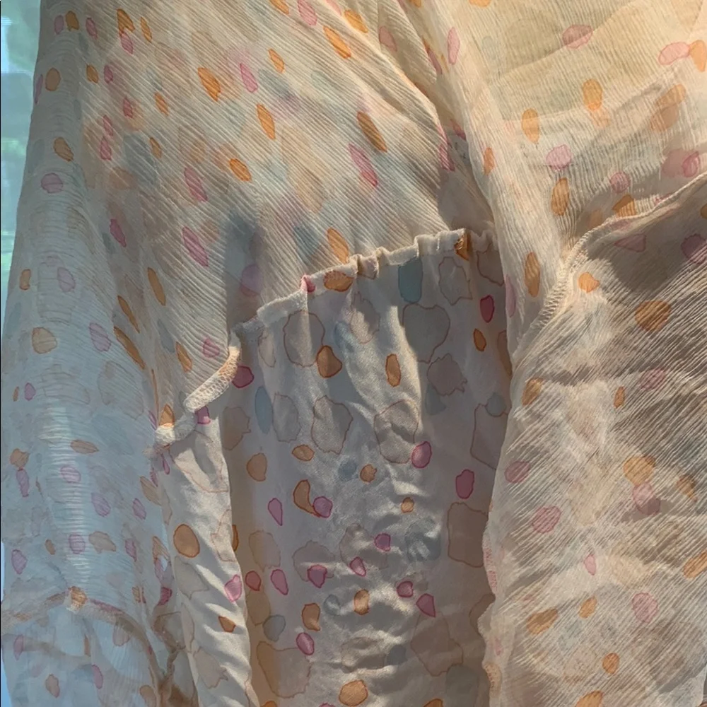 Nougat London 100% Silk Watercolour Dots Patterned Dress - Picture 16 of 16